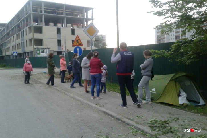 Местные жители намерены дежурить у деревьев, чтобы не допустить их дальнейшей вырубки Местные жители намерены дежурить у деревьев, чтобы не допустить их дальнейшей вырубки