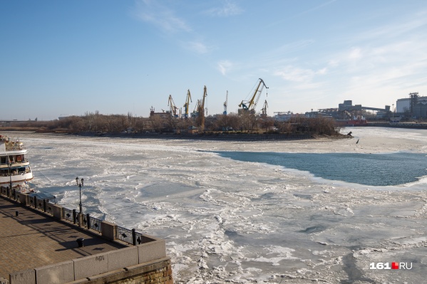 Кадры ледяного Дона впечатляют Кадры ледяного Дона впечатляют