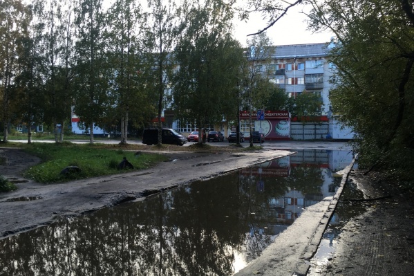Этот снимок был сделан 19 сентября, как раз во время дождливой погоды в Архангельске Этот снимок был сделан 19 сентября, как раз во время дождливой погоды в Архангельске