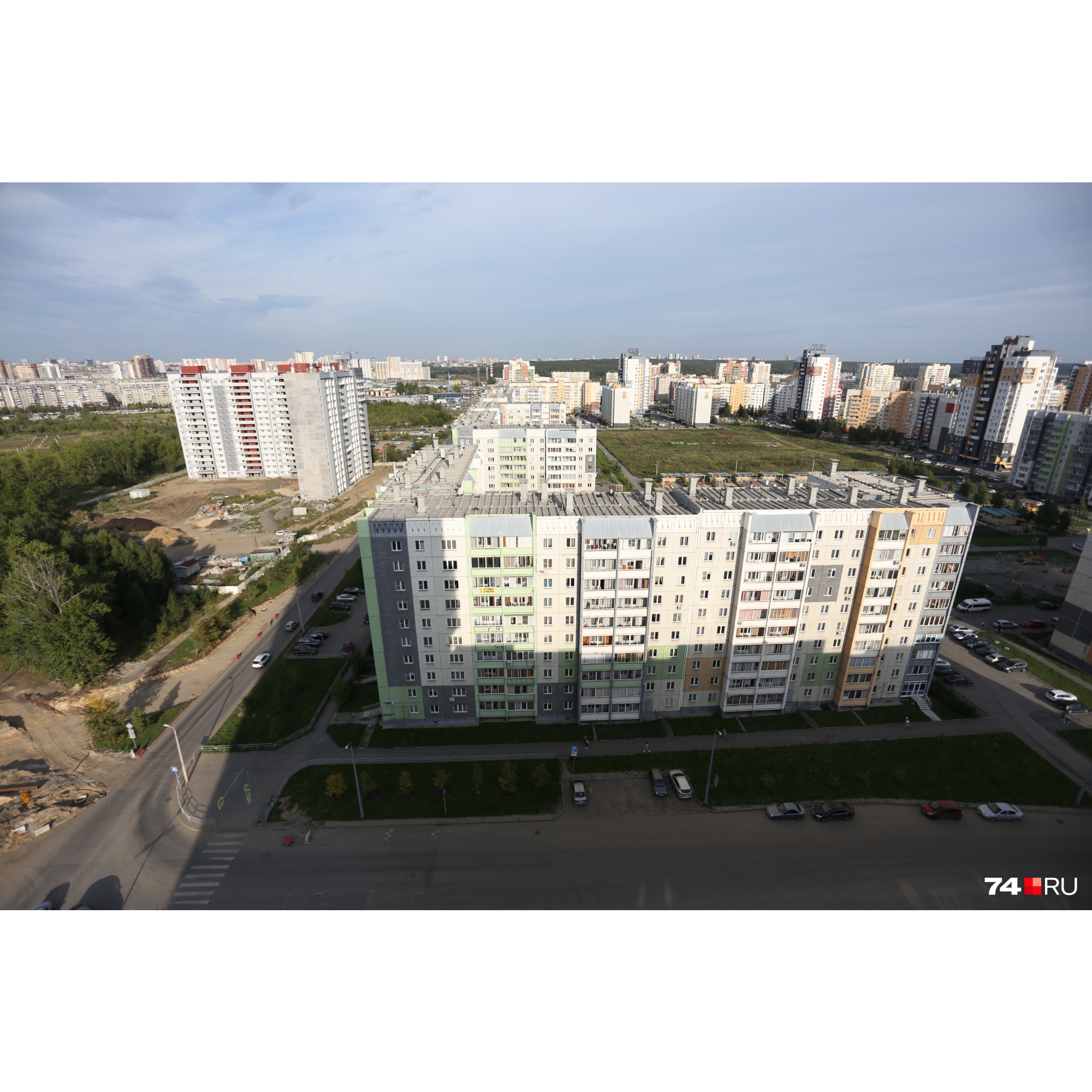 Такая картина открывается с 17-го этажа Такая картина открывается с 17-го этажа