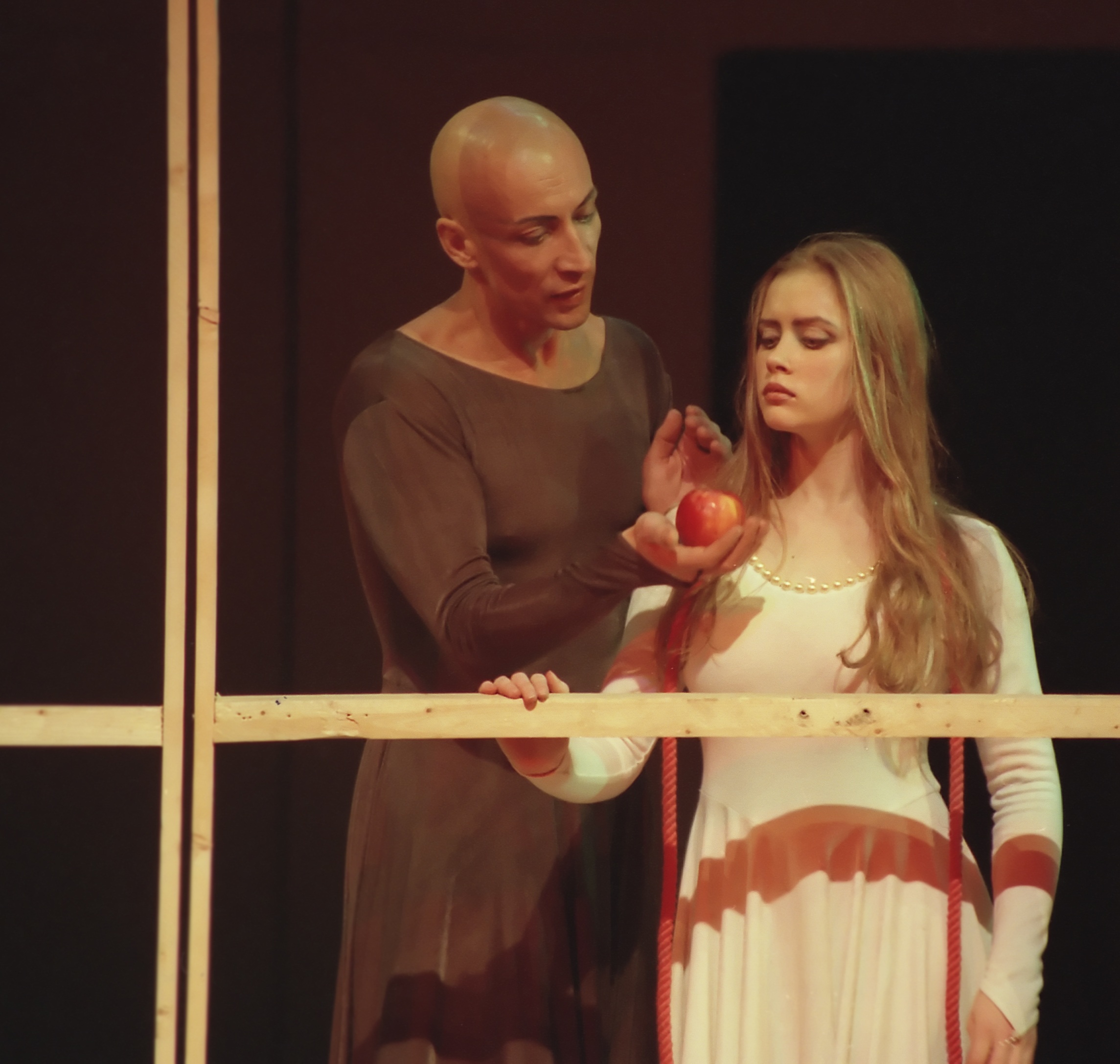 Евгений с дочкой в балете «Ромео и Джульетта»