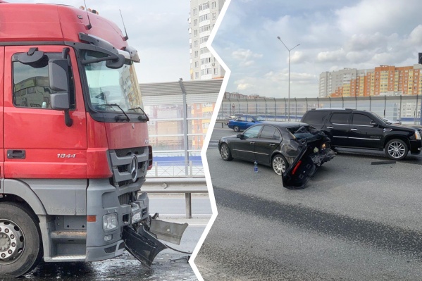 Авария случилась, потому что у водителя легковушки спустило колесо, а затем в его автомобиль влетела фура Авария случилась, потому что у водителя легковушки спустило колесо, а затем в его автомобиль влетела фура