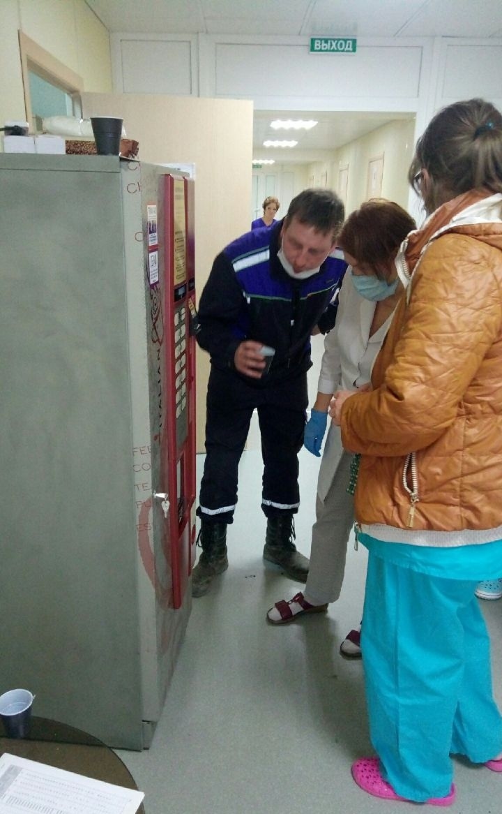 В МСЧ № 1 появился кофейный автомат