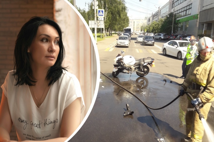 Мотоциклист столкнулся с легковушкой и перелетел через машину Мотоциклист столкнулся с легковушкой и перелетел через машину