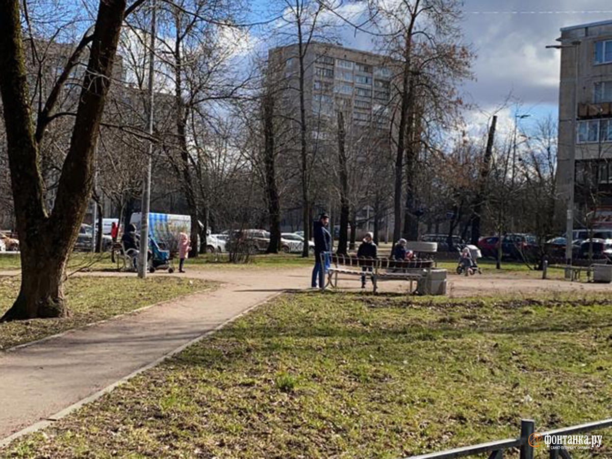 Гуляющие в Московском районе