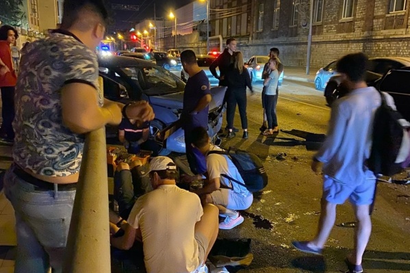 В результате происшествия пострадали три человека В результате происшествия пострадали три человека