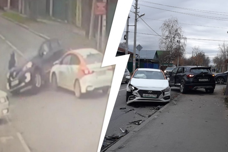 Женщину увезли с места ДТП на машине реанимации Женщину увезли с места ДТП на машине реанимации