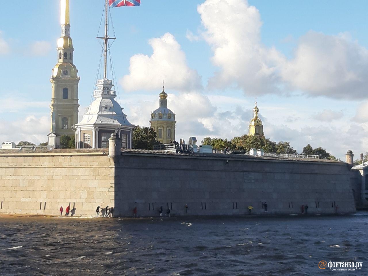 петропавловская крепость с невы