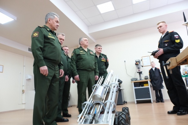 Министр в кадетском училище Министр в кадетском училище