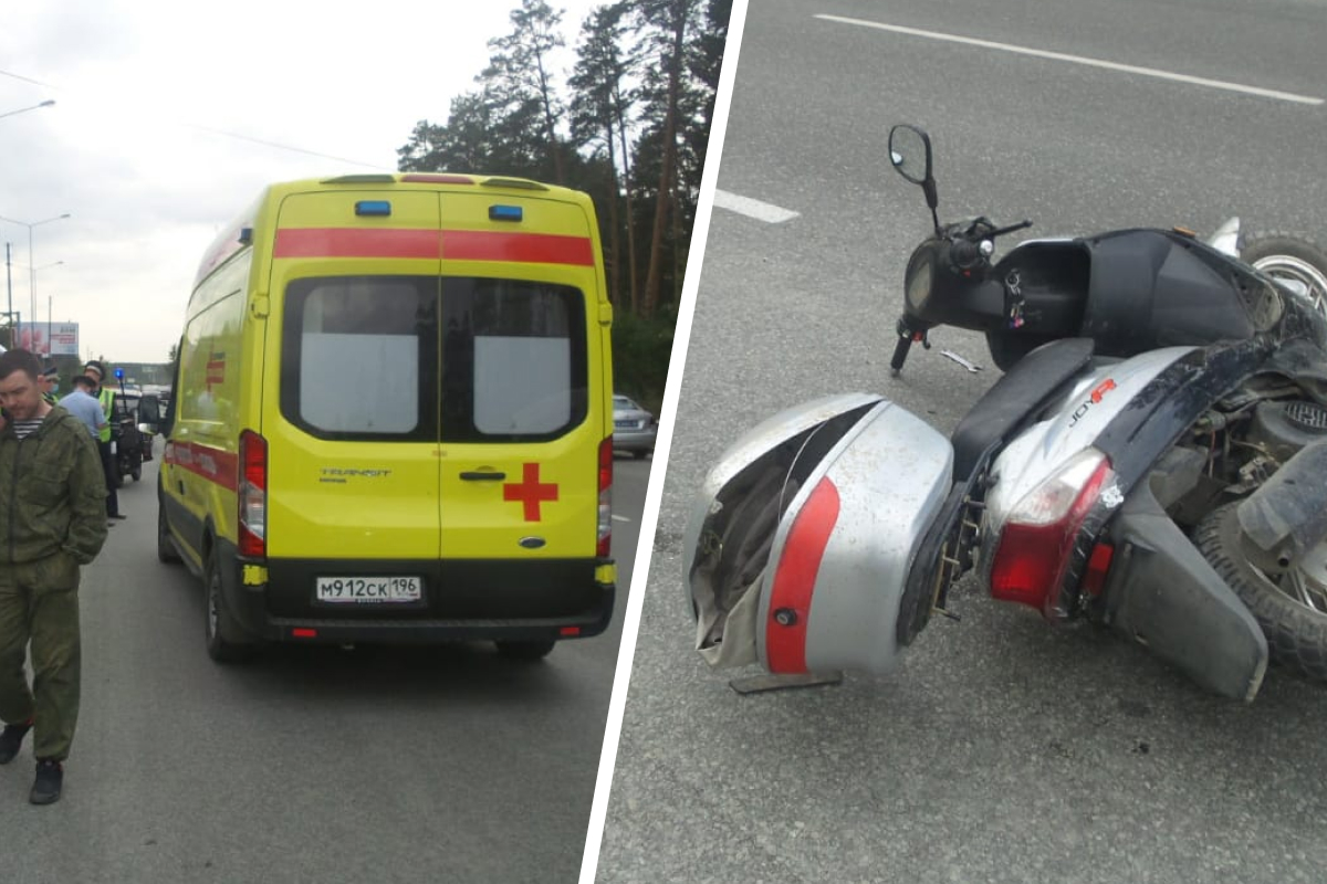 «Водитель впал в кому»: на Широкой Речке пожилой мопедист устроил ДТП и серьезно пострадал