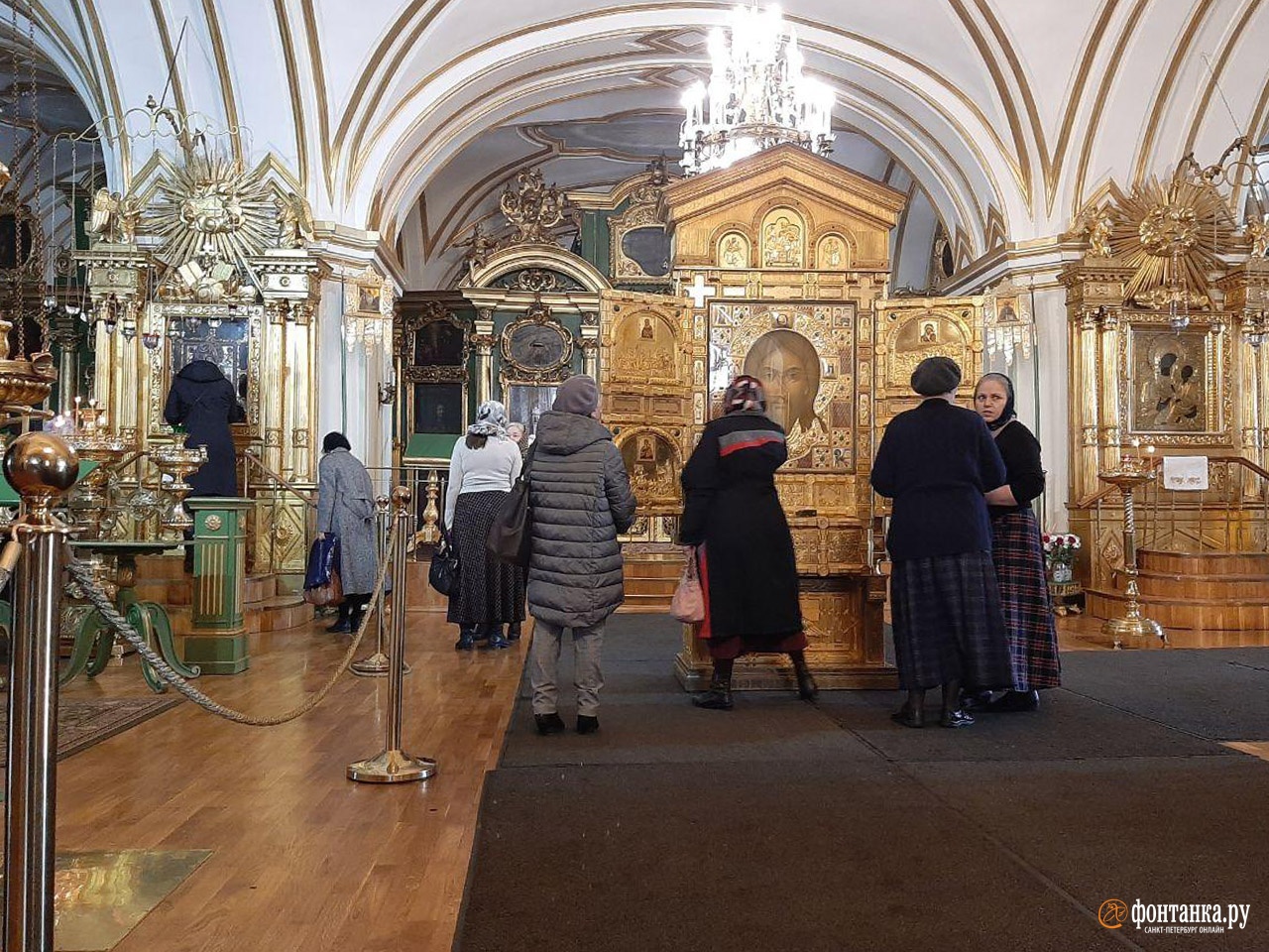 Литургия в Никольском морском соборе