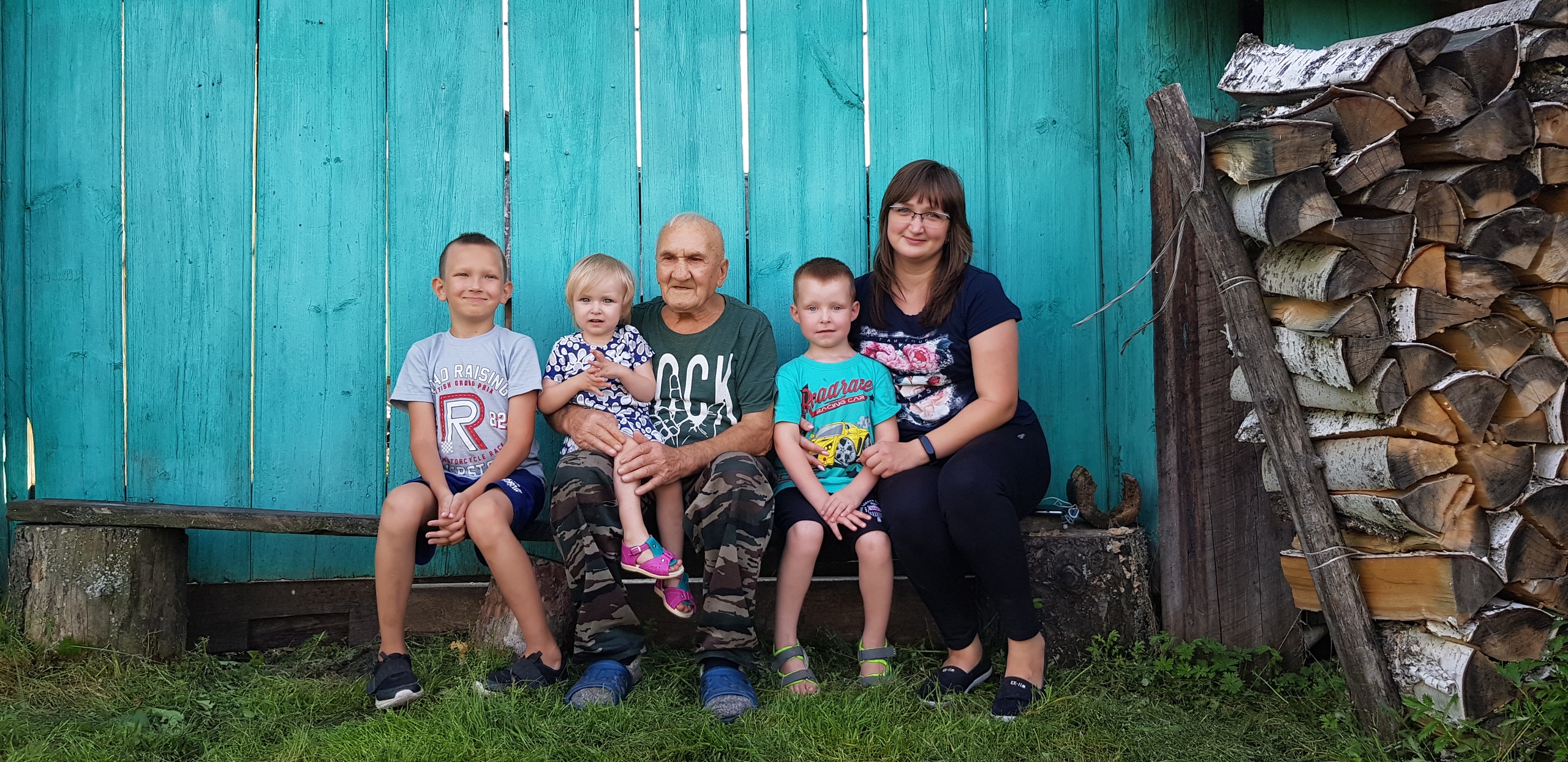 Светлана с детьми навещала в Башкирии родственников