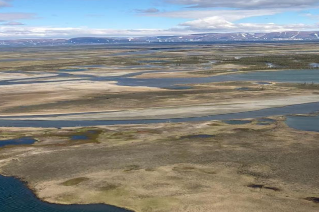Место впадения системы рек в озеро Пясино. Экологи доказали, что солярка попала и в него тоже