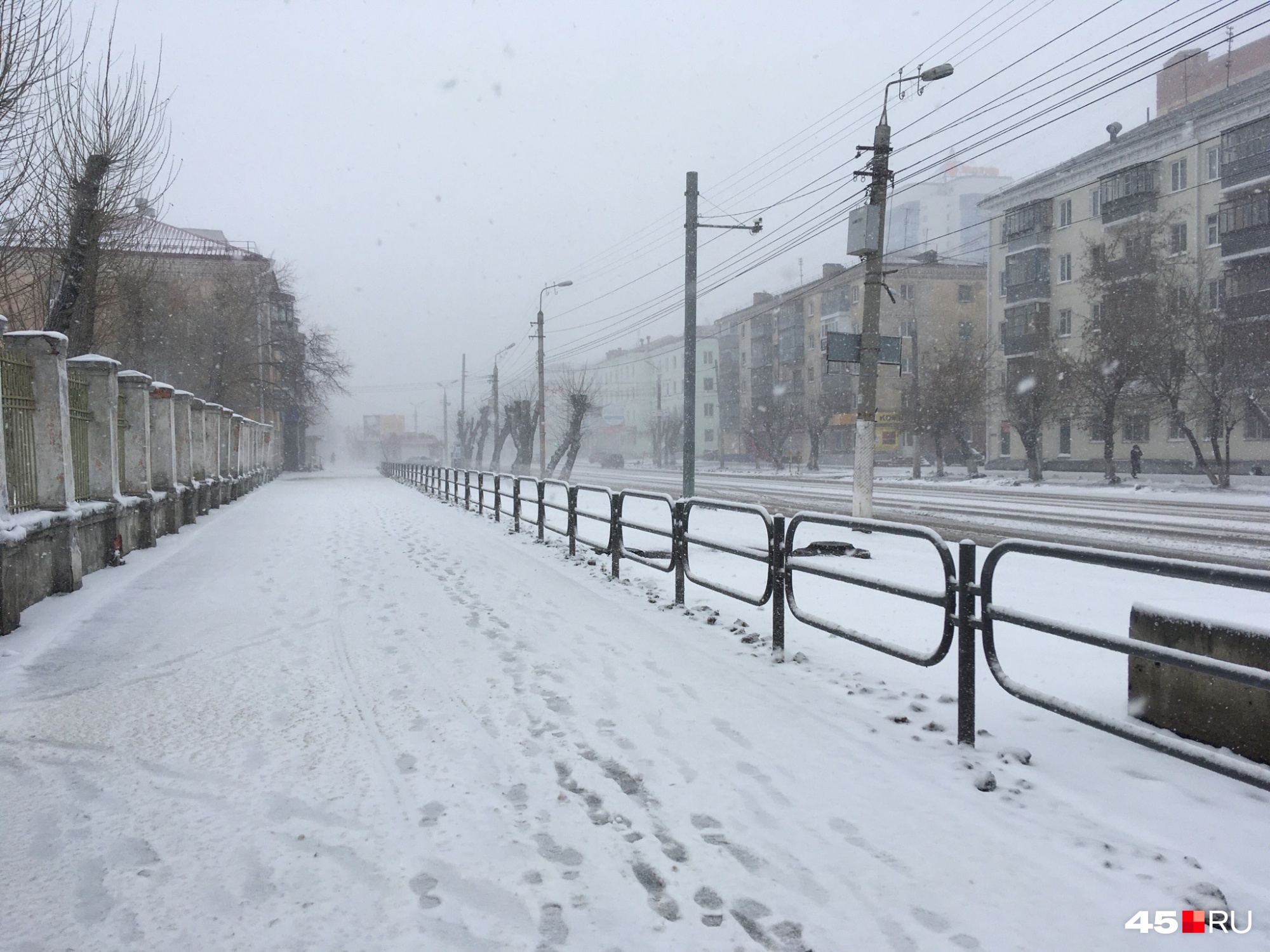 Курганская область зимой