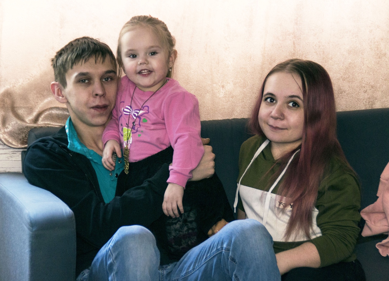 Дмитрий и Валерия с дочкой