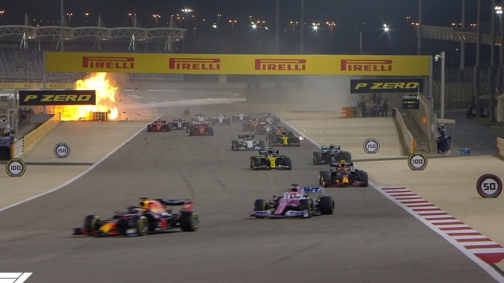 Даниил Квят дважды жестко столкнулся с соперниками на Гран-при Бахрейна