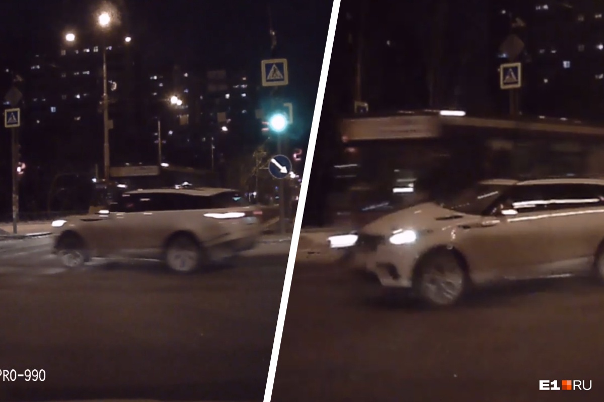 Автобус просто снес внедорожник: авария с Range Rover на Юго-Западе попала на видео