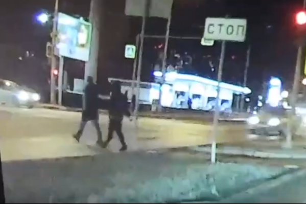 За мгновение до ДТП За мгновение до ДТП