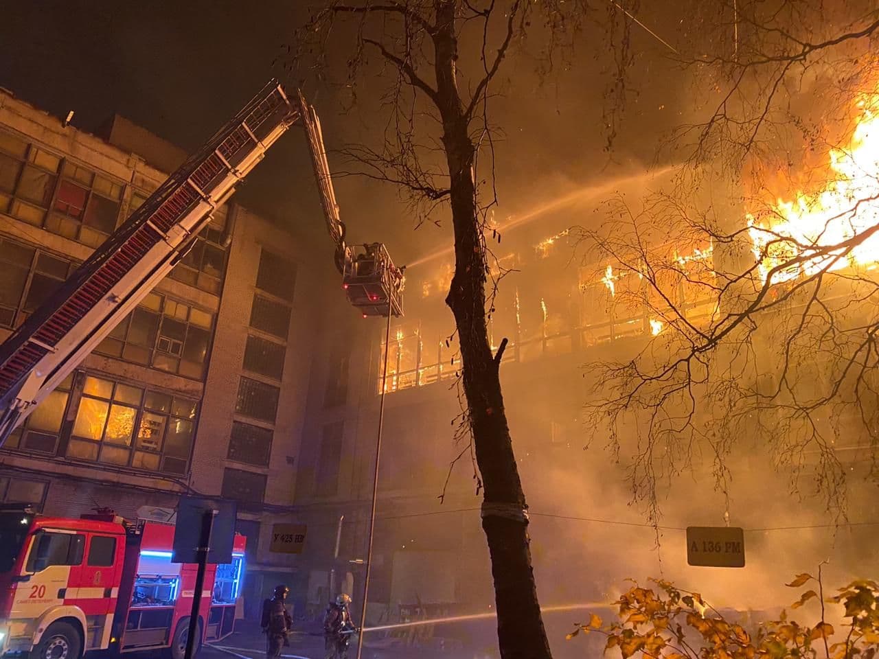 Пожар на подвойского