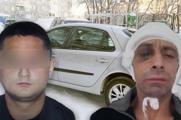 Пострадавший таксист Али Алиев (справа) опознал одного из нападавших по фотографии Пострадавший таксист Али Алиев (справа) опознал одного из нападавших по фотографии