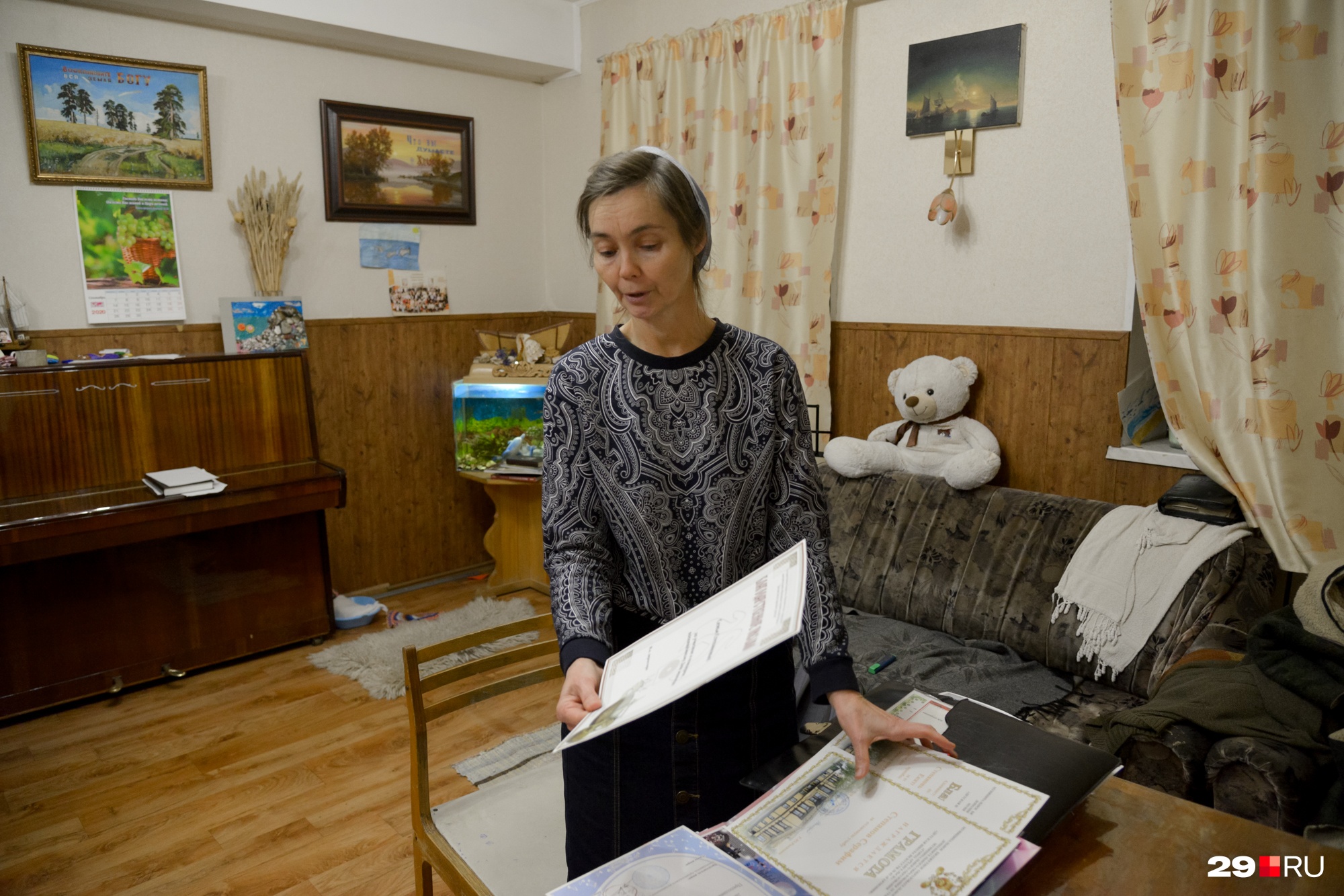 Екатерина Степанова в кухне в своем доме Екатерина Степанова в кухне в своем доме