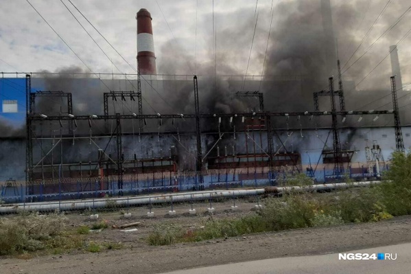 Возгорание произошло в 10 утра по красноярскому времени Возгорание произошло в 10 утра по красноярскому времени