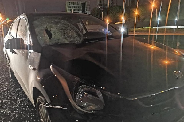 Авария произошла поздно ночью Авария произошла поздно ночью
