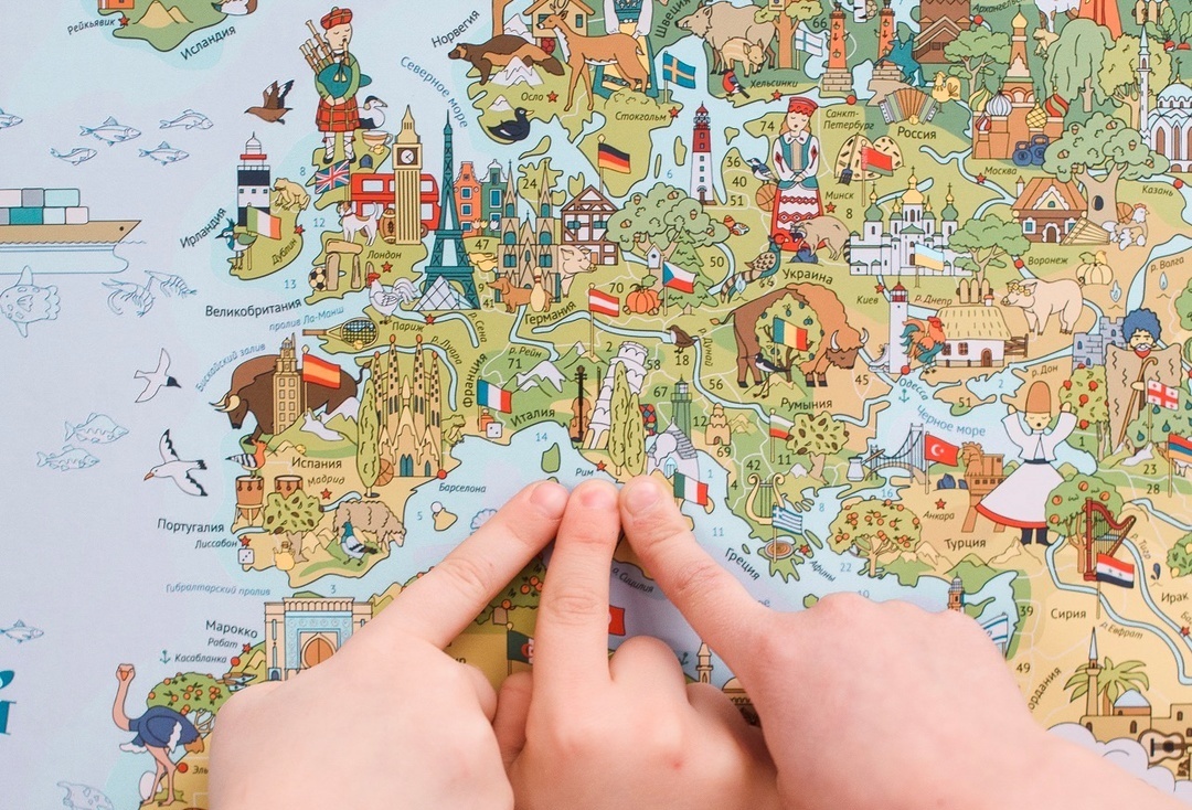 Игра вместо уроков: как в Перми начали выпускать детские географические карты с заданиями