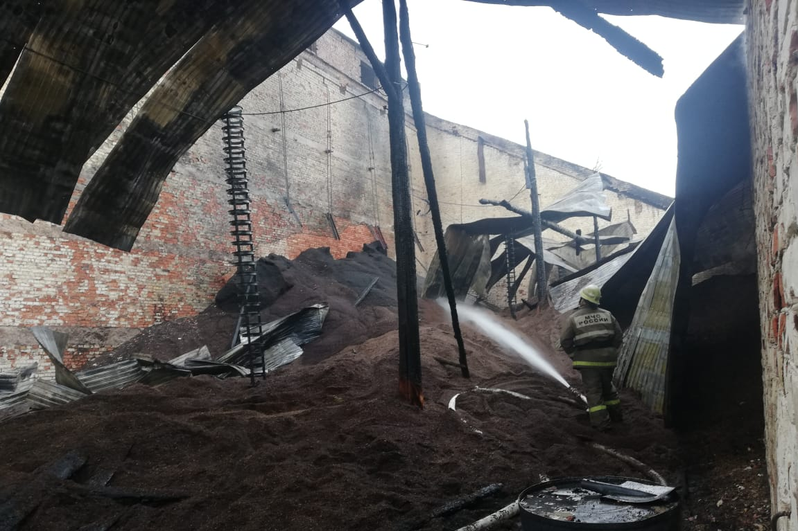 В Уфе произошел пожар в здании, признанном объектом культурного наследия