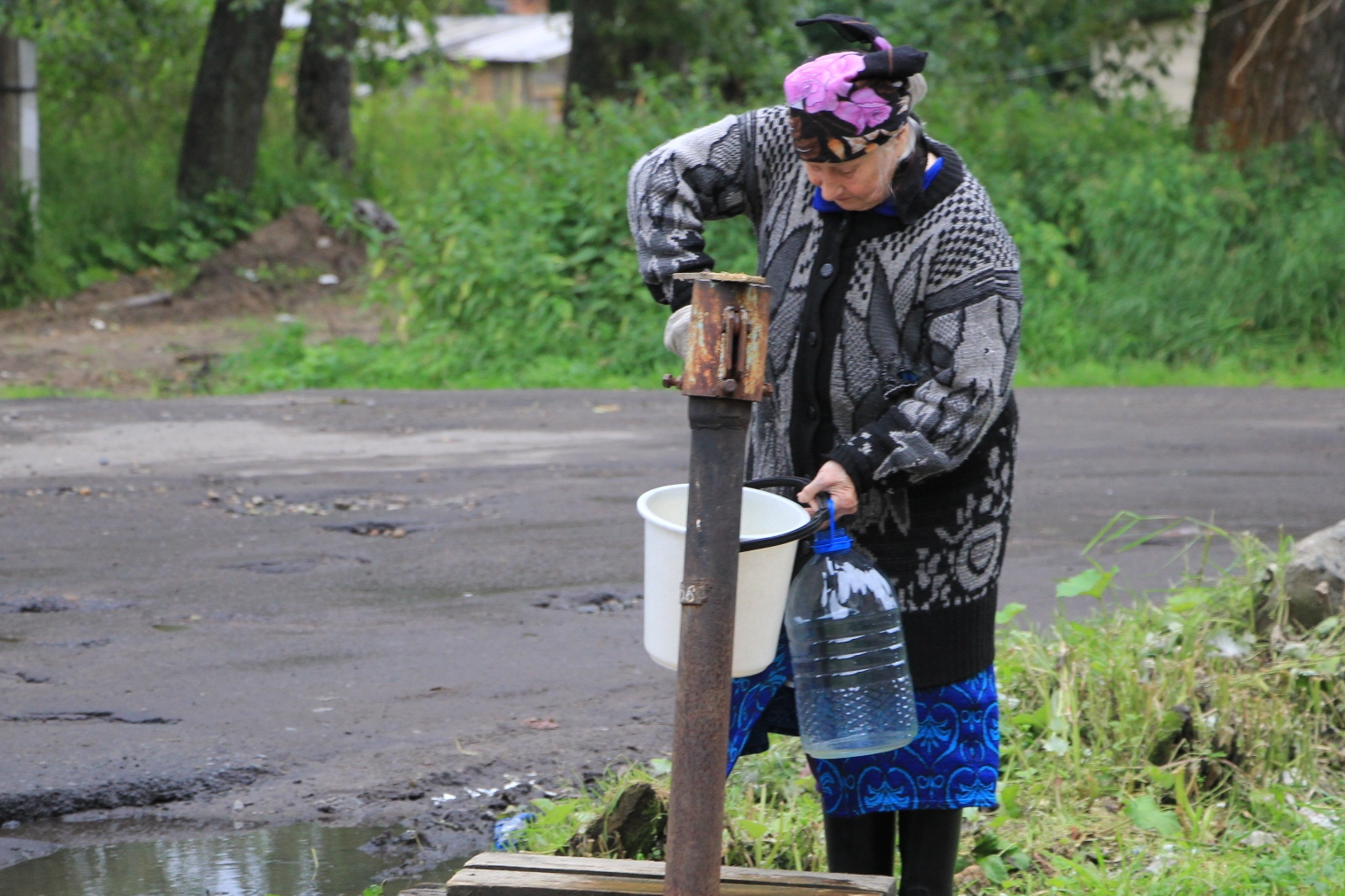 Звук который убирает воду