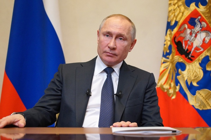 Впервые Владимир Путин обратился к россиянам в конце марта