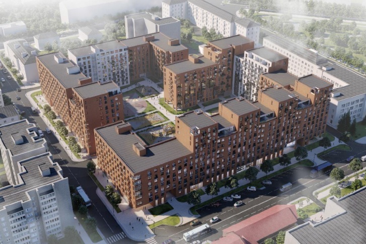 По проекту ЖК «Сердце Ярославля» запланировано возведение двух жилых домов переменной этажности