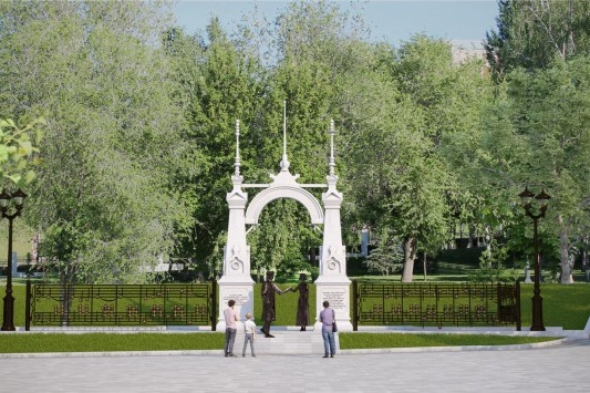 Установить композицию планируют в Струковском саду Установить композицию планируют в Струковском саду
