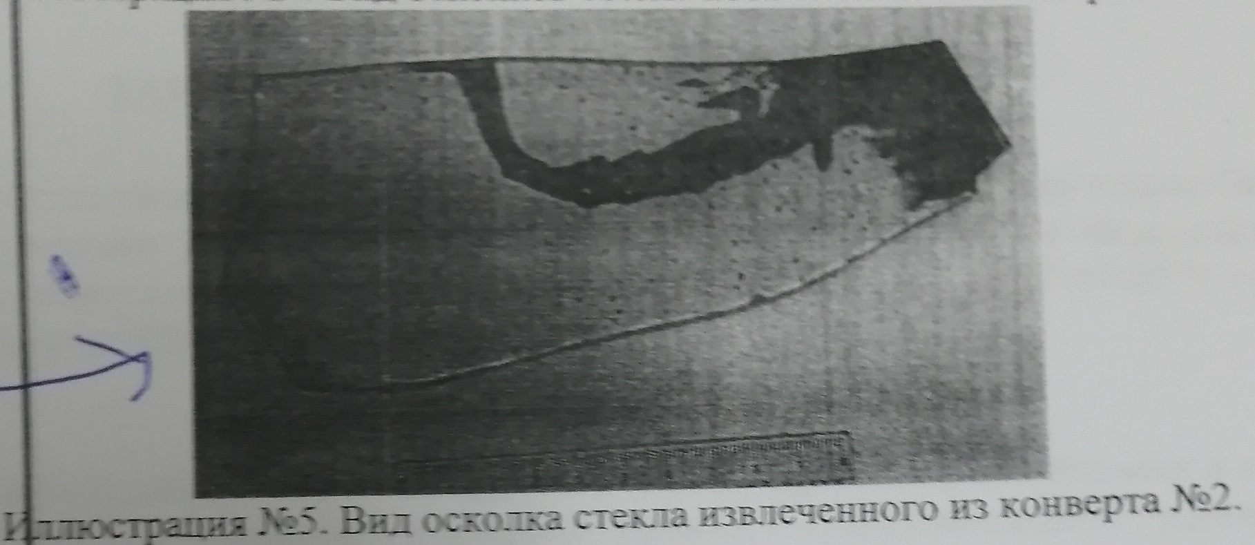 Один из осколков, который мог стать роковым для погибшего Один из осколков, который мог стать роковым для погибшего