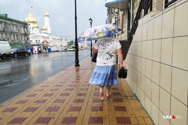 Выходные в Ростове оказались жаркими и дождливыми Выходные в Ростове оказались жаркими и дождливыми