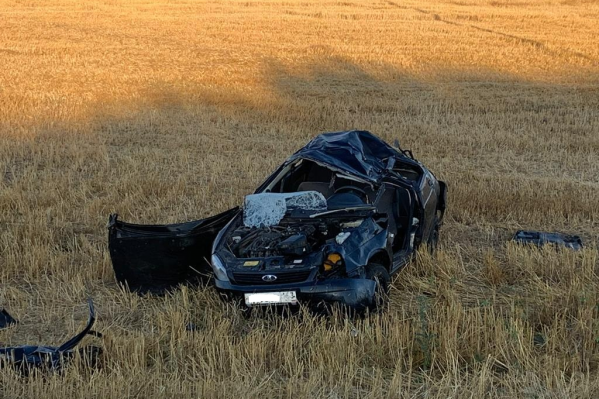 Автомобиль смяло буквально в лепешку Автомобиль смяло буквально в лепешку