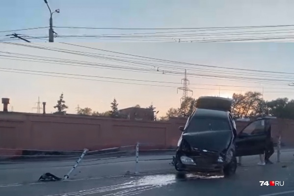 Авария произошла 8 июля на Свердловском проспекте Авария произошла 8 июля на Свердловском проспекте
