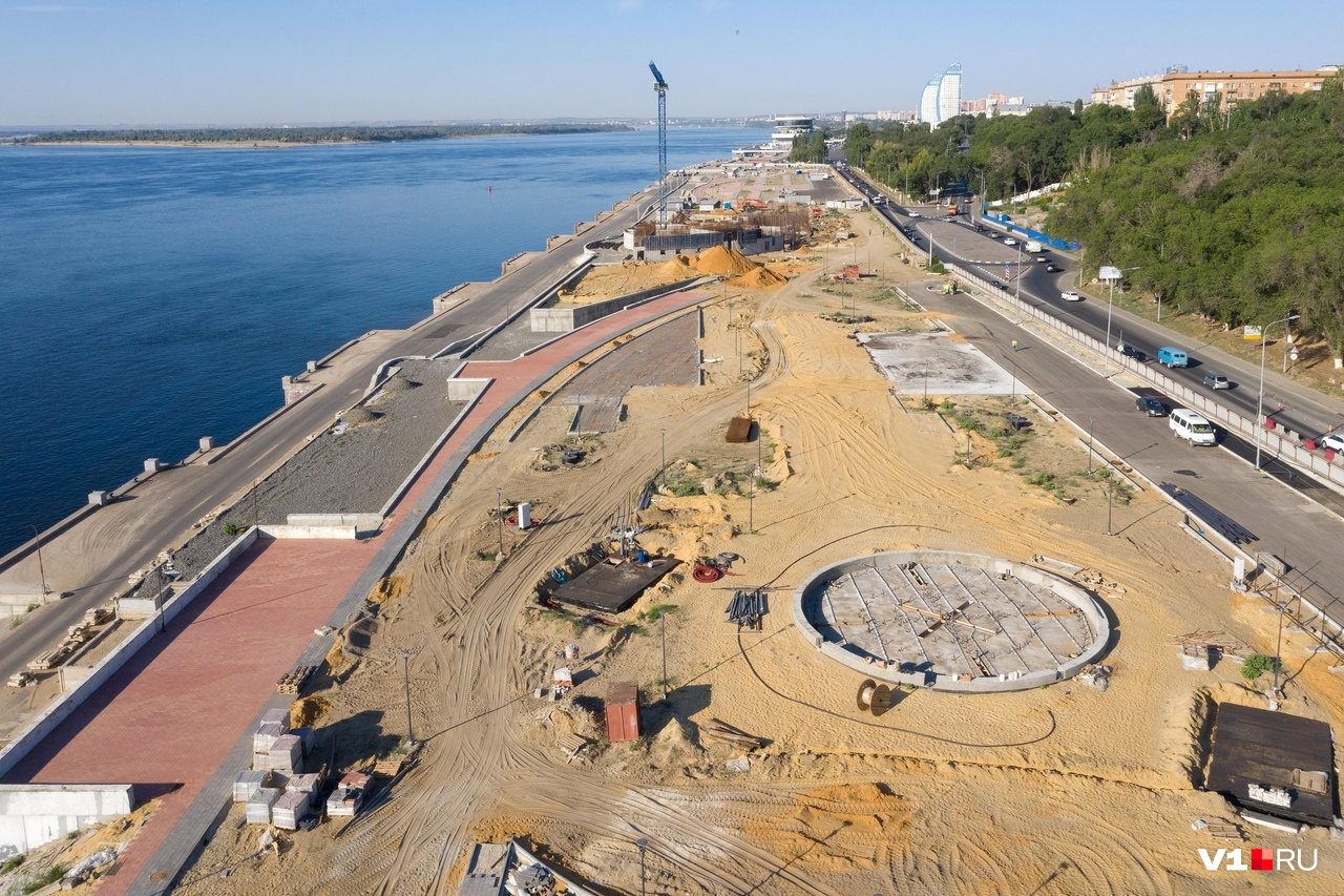 На Центральной набережной Волгограда проложат 20 километров водовода