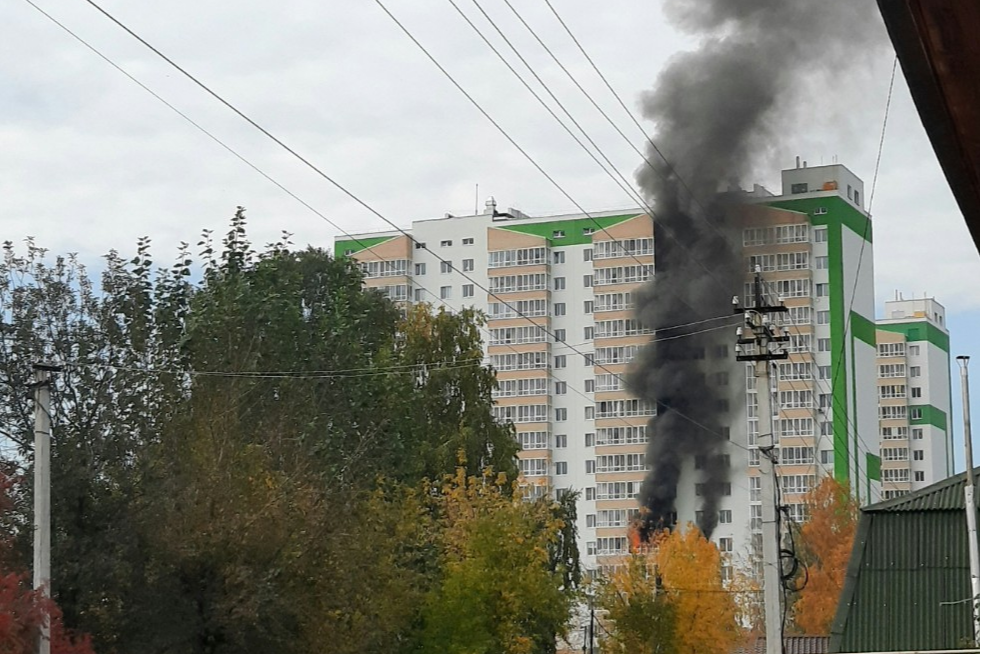 Фото пожаров тюмень