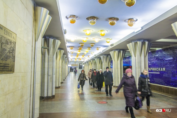 Сейчас в Самаре работает 10 станций метро Сейчас в Самаре работает 10 станций метро