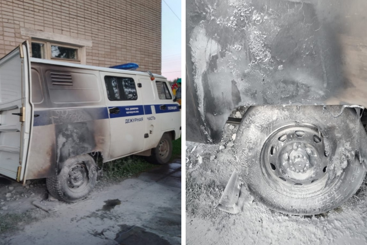 Жителя Вельского района будут судить за поджог полицейской машины