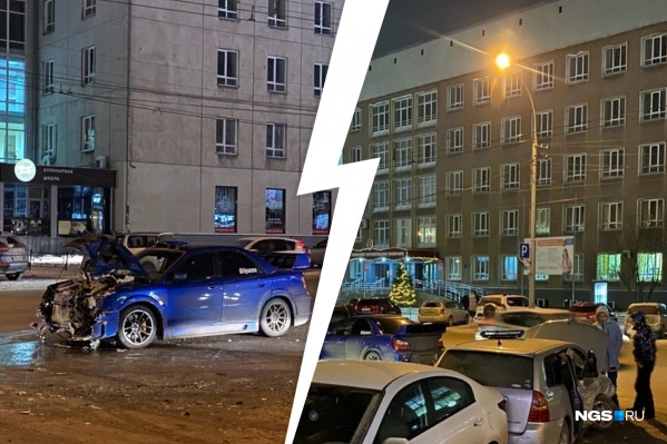 Автомобили столкнулись напротив кинотеатра «Аврора» Автомобили столкнулись напротив кинотеатра «Аврора»