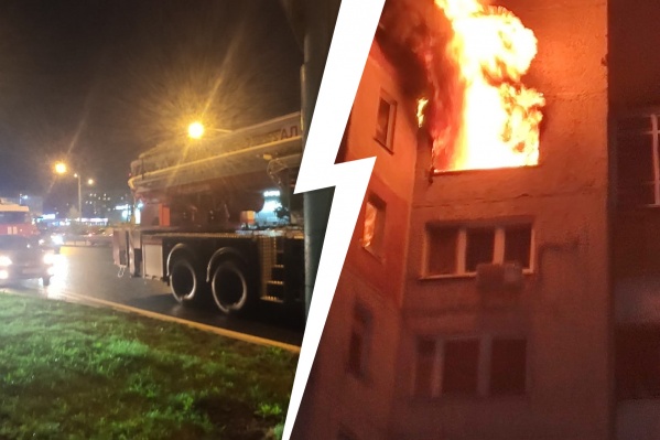 Дым от пожара было видно за километры от места происшествия Дым от пожара было видно за километры от места происшествия