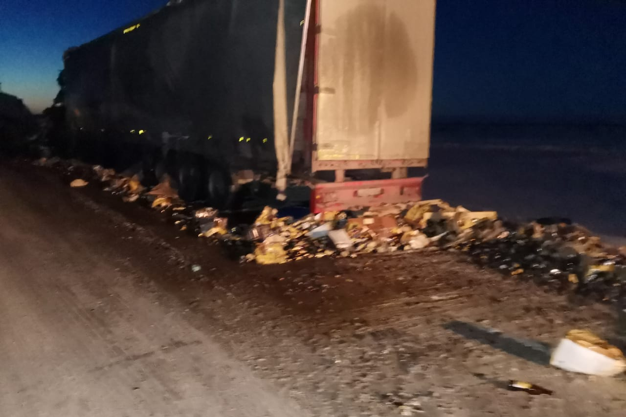 В ДТП попали три фуры В ДТП попали три фуры