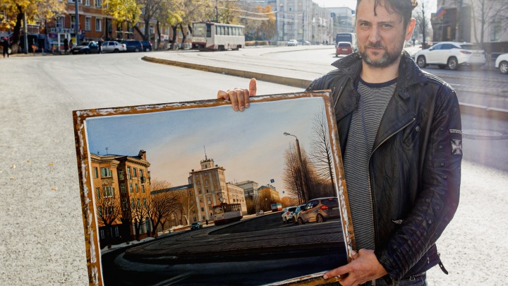 Цвет Челябинска: художник вернулся домой, победил рак и пишет акварелью родной город