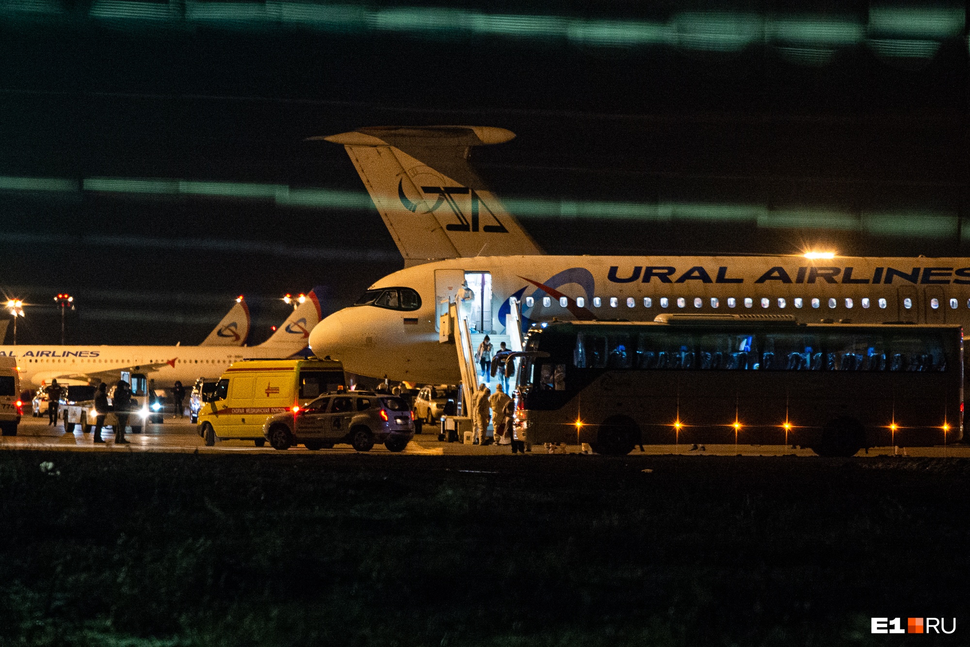 В Екатеринбурге приземлился самолёт, вернувший домой россиян из Киргизии
