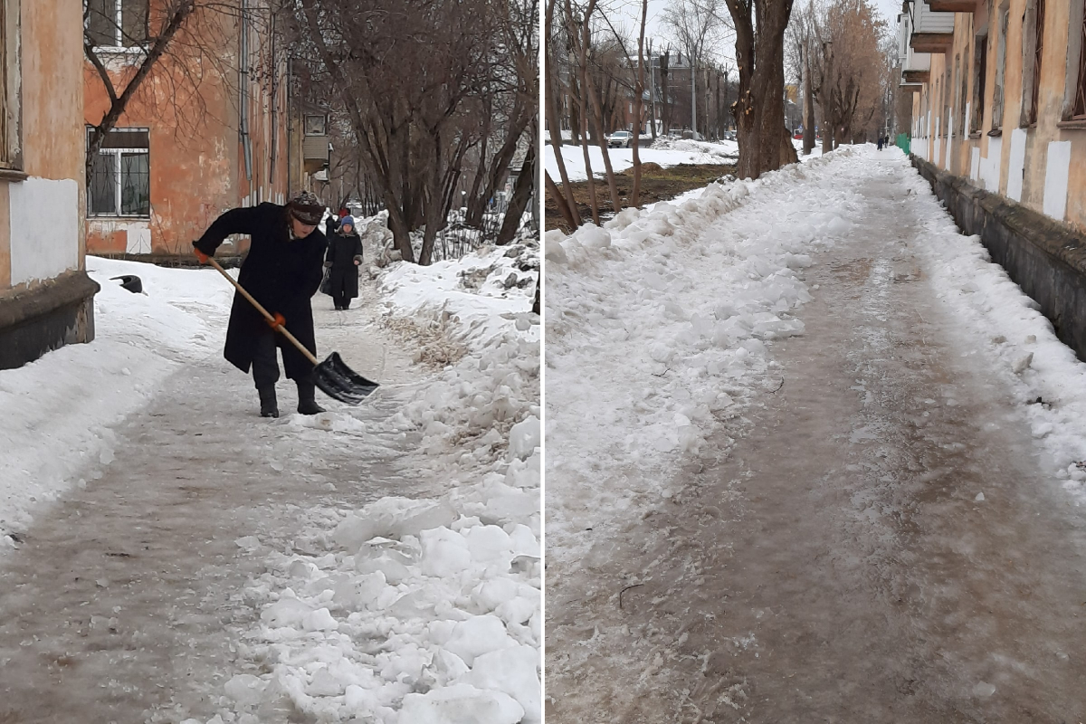«Приходится ползти по нечищеным тропам»: пермяки жалуются на уборку улицы Лодыгина