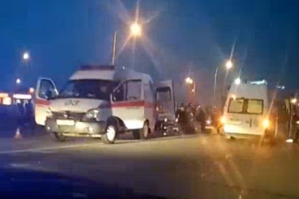На месте ДТП было много скорых На месте ДТП было много скорых 