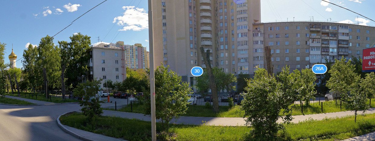 То же место в 2020 году, после установки столбиков То же место в 2020 году, после установки столбиков