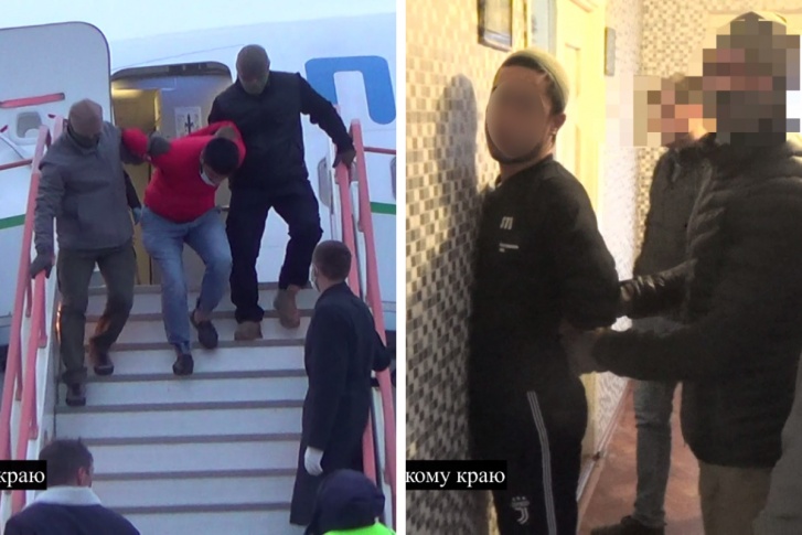 Задержание происходило в аэропорту Красноярска и на квартирах